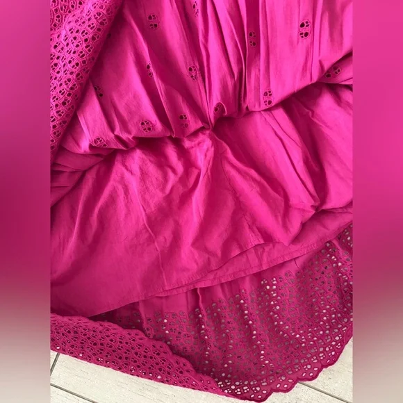 New!  Ulla Johnson Jessa Dress In Ruby (Pink) - Size 4 - Picture 6 of 10